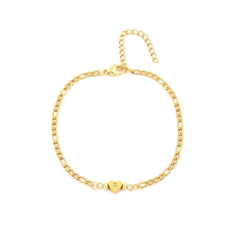 Heart Initial Anklet | Pre-Order