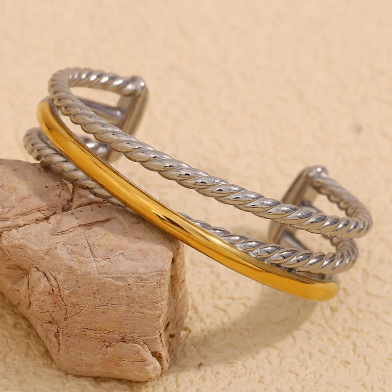 Jordan Mixed Metal Cuff | Pre-Order