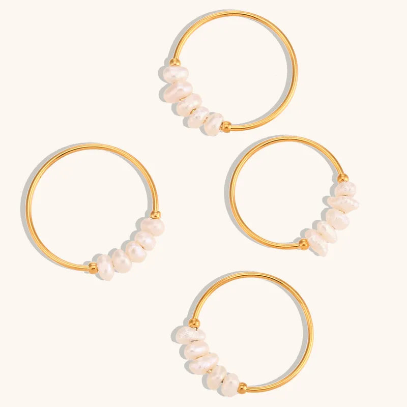 Kaia Delicate Pearl Ring