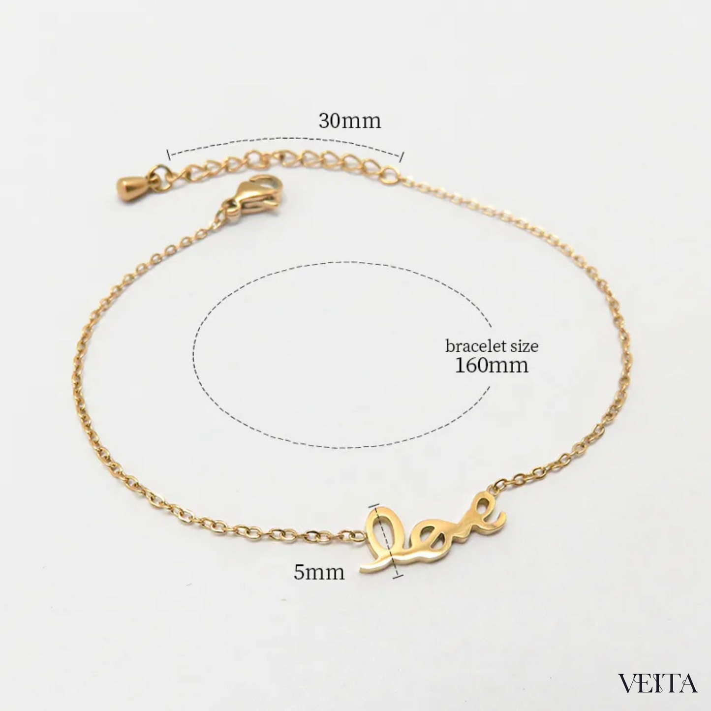 Love Script Bracelet