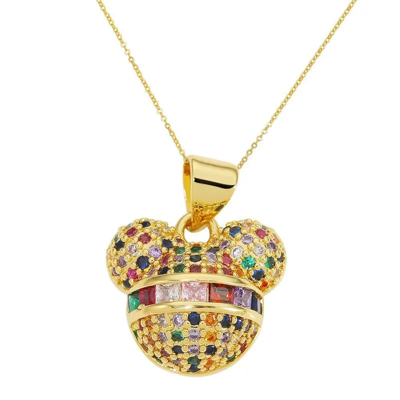 Mickey Pavé Pendant Necklace | Pre-Order