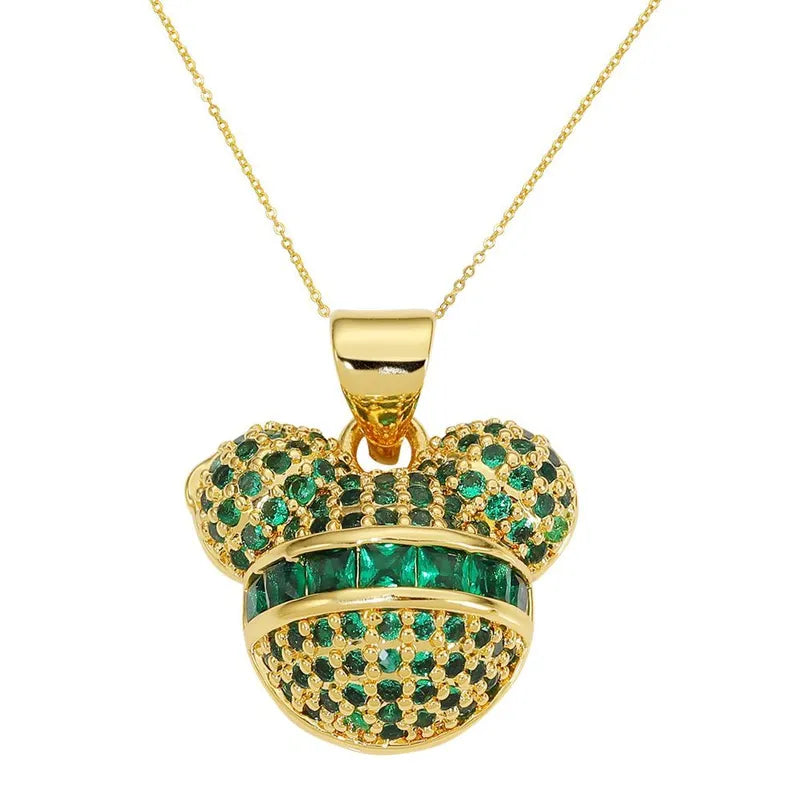 Mickey Pavé Pendant Necklace | Pre-Order