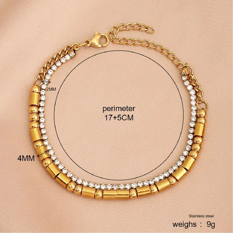 Morse Code Chain Bracelet