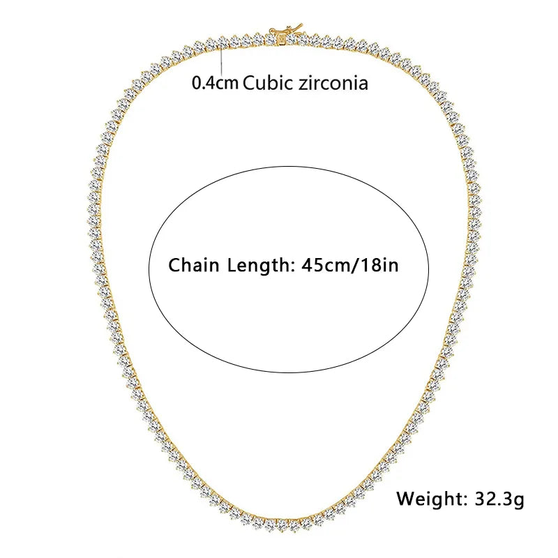 Luxe Tennis Necklace