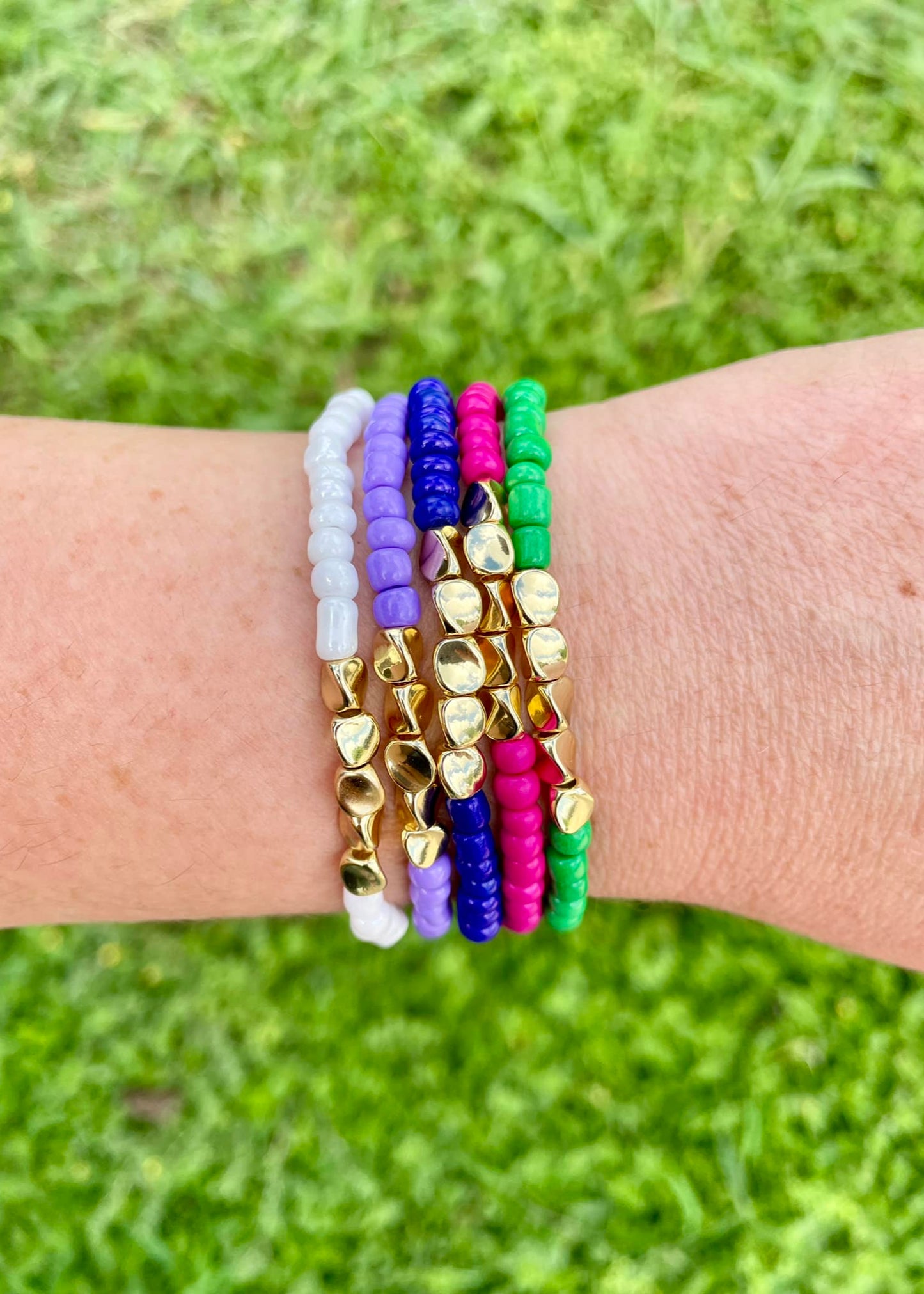 Summertime Beaded Bracelet