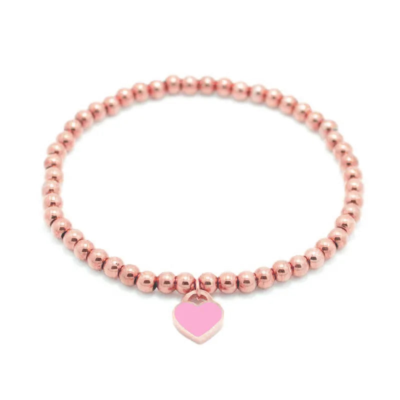 Emma Heart Charm Bracelet