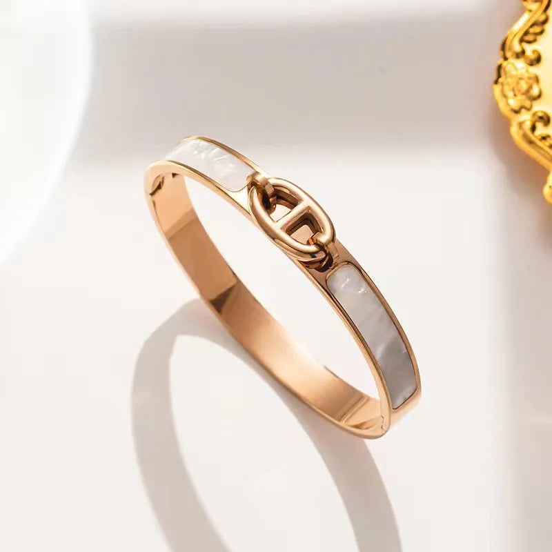 Trina Mother of Pearl Bangle | Pre-Order