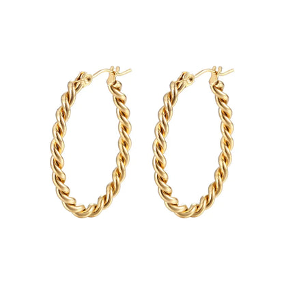 Raleigh Twisted Hoops (Pre-Order)