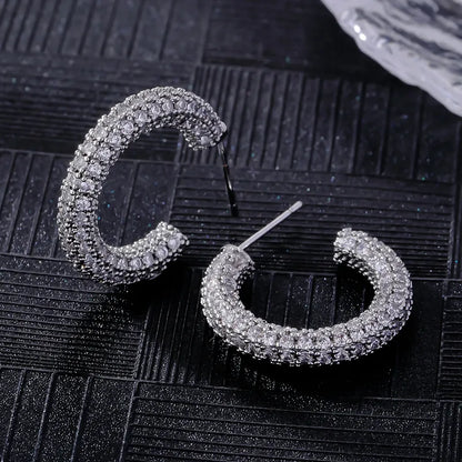 Charlotte Pavé Hoops (Pre-Order)