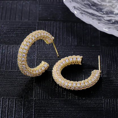 Charlotte Pavé Hoops (Pre-Order)