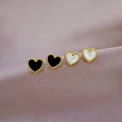 Casual Heart Studs (Pre-Order)