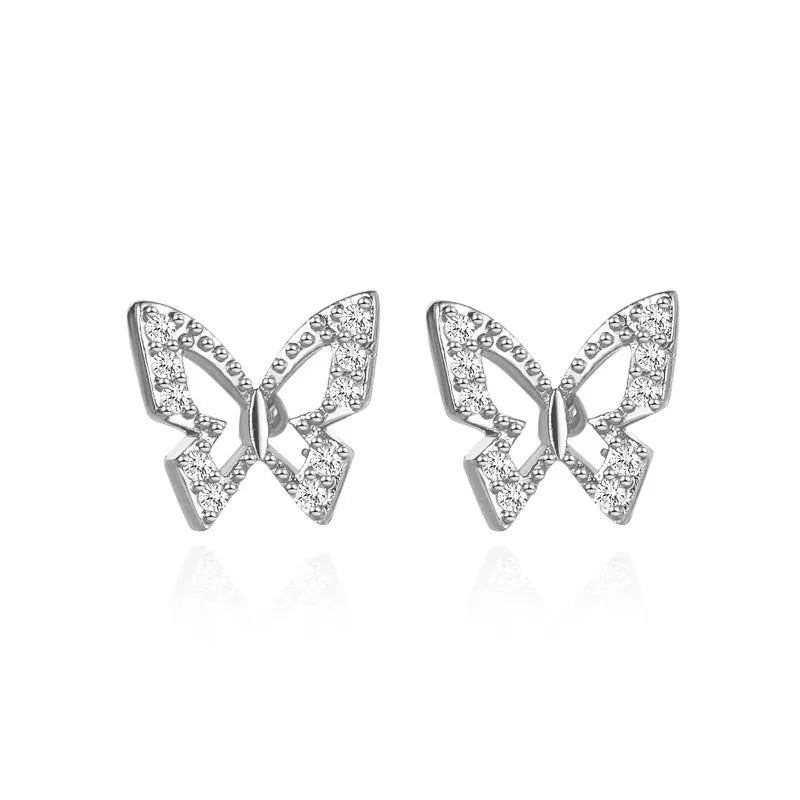 Nancy Mini Butterfly Stud Earrings (Pre-Order)