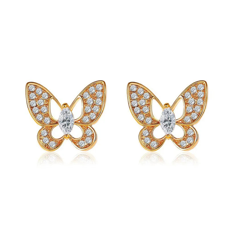 Nancy Butterfly Stud Earrings (Pre-Order)