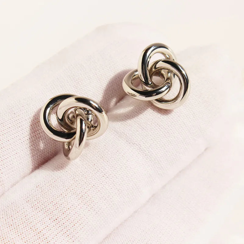 Knotted Stud Earrings