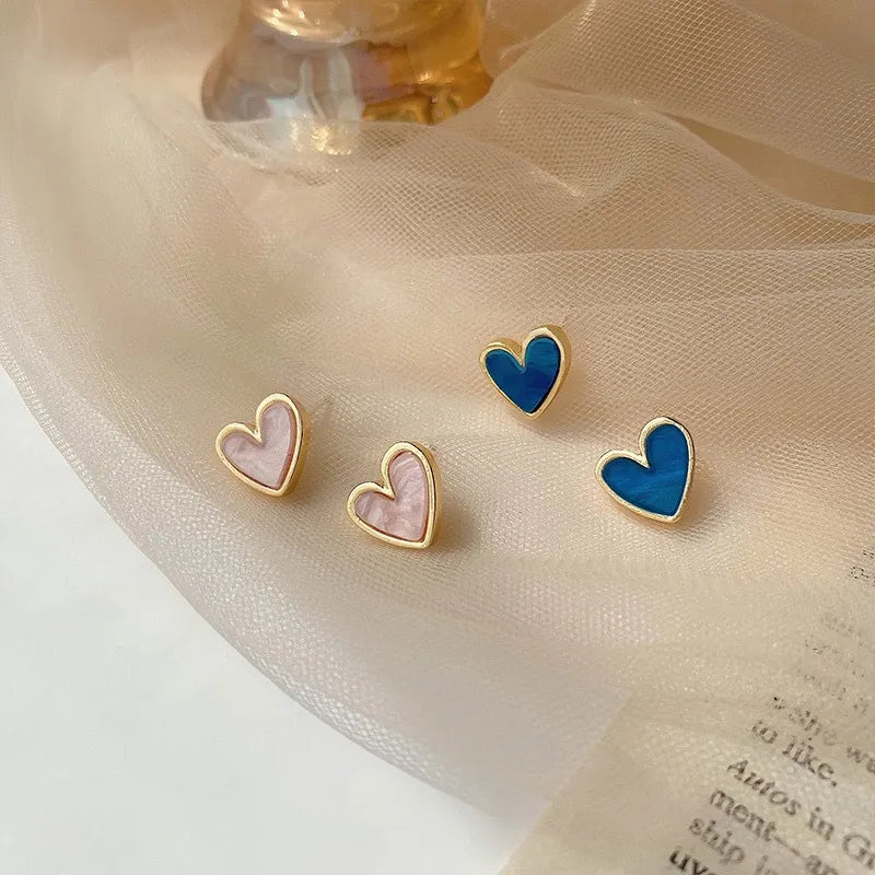 Pamela Heart Stud Earrings