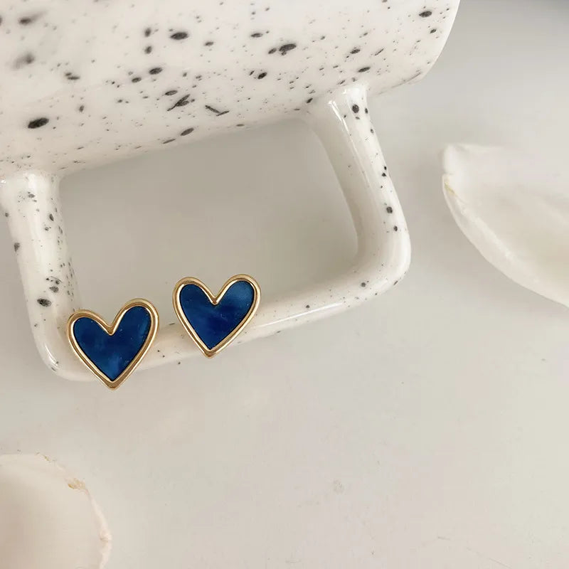 Pamela Heart Stud Earrings