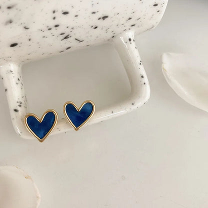 Pamela Heart Studs