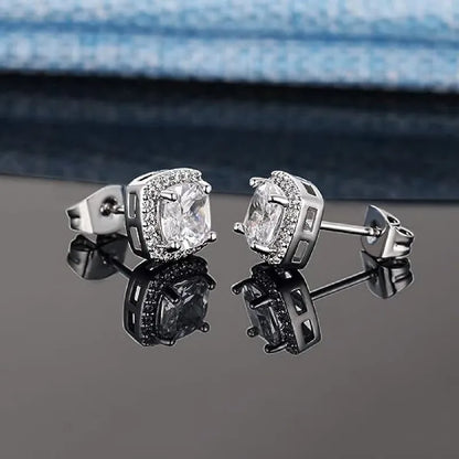 Classic Halo Stud Earrings