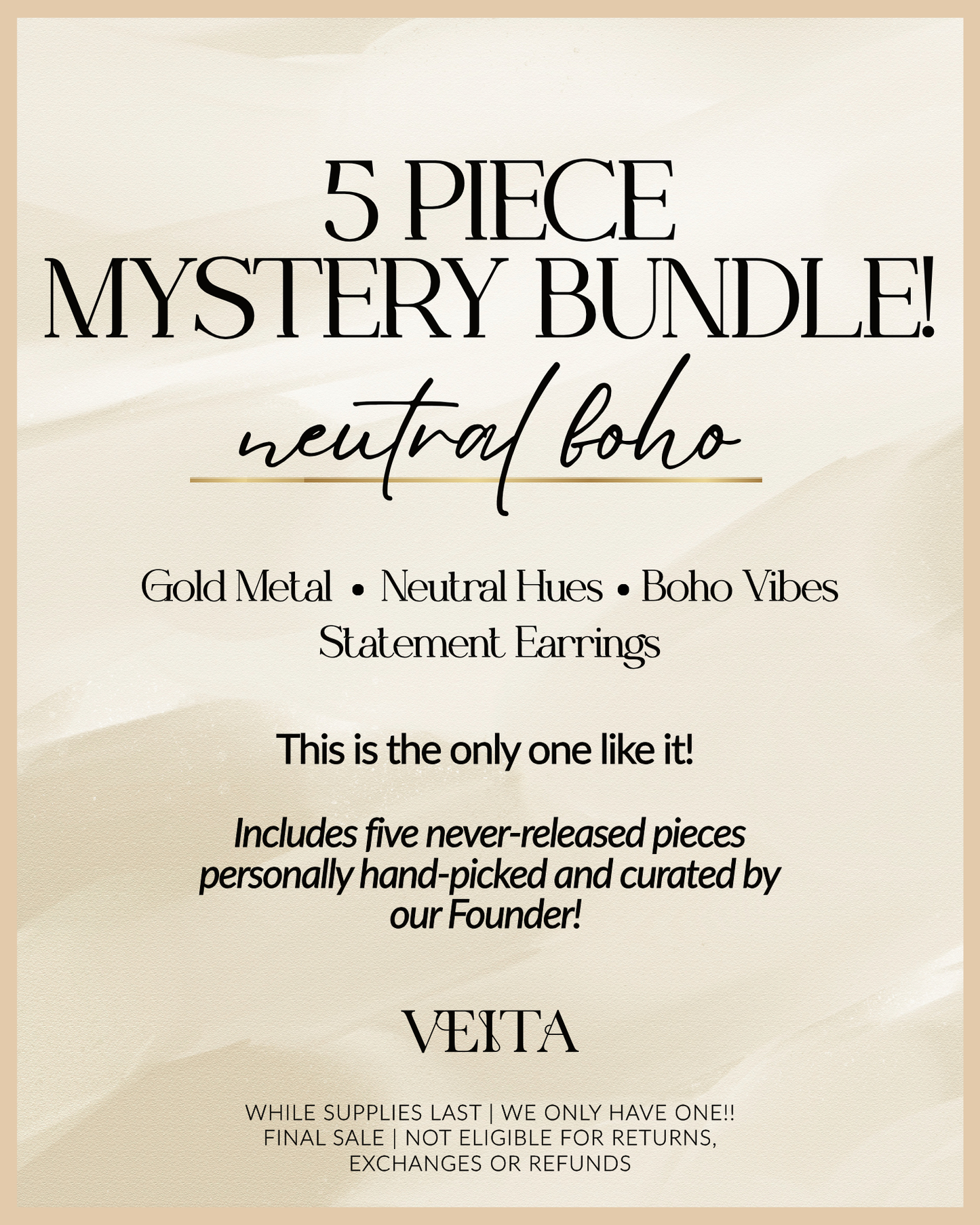 5-Piece Mystery Bundle | Neutral Boho