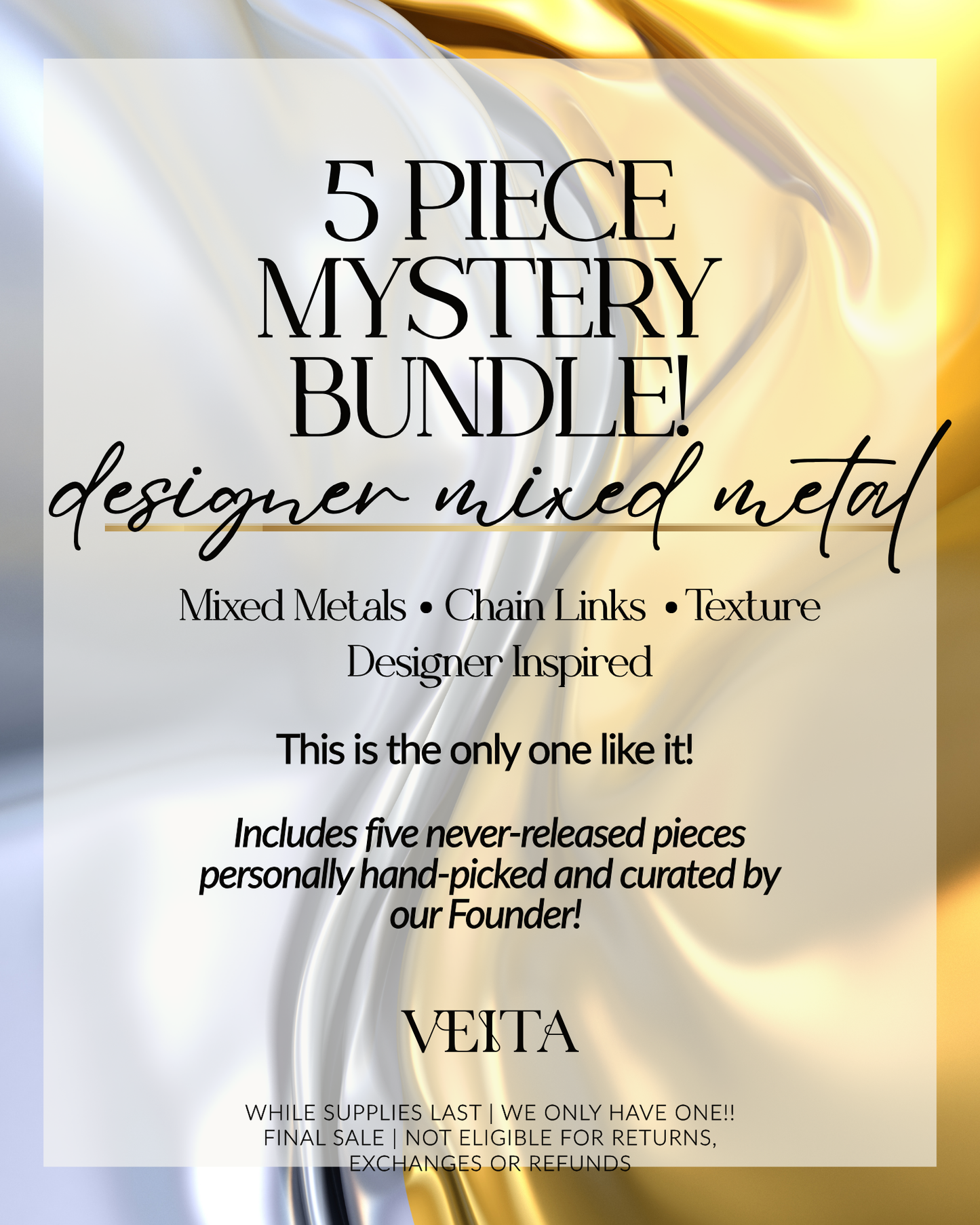 5-Piece Mystery Bundle | Designer Mixed Metal