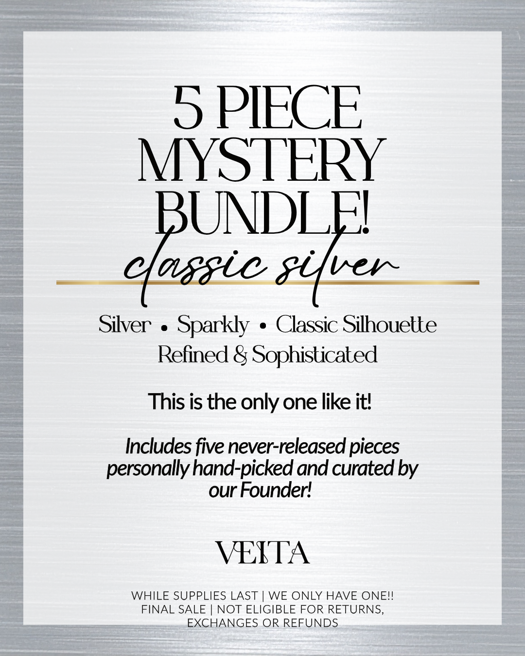 5-Piece Mystery Bundle | Classic Silver