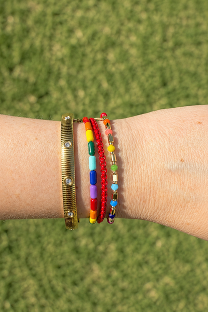 Iris Beaded Bracelet