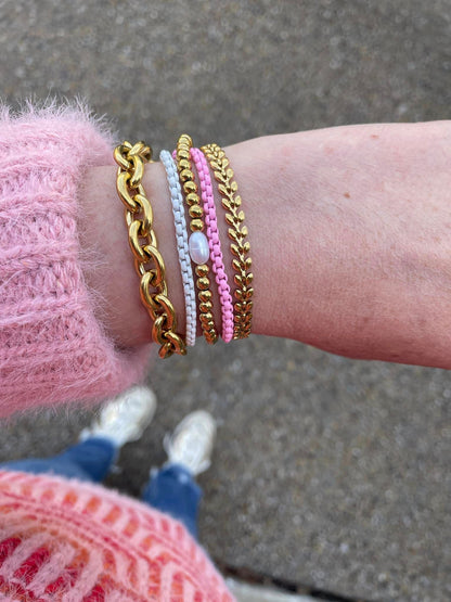 Colored Enamel Bracelet