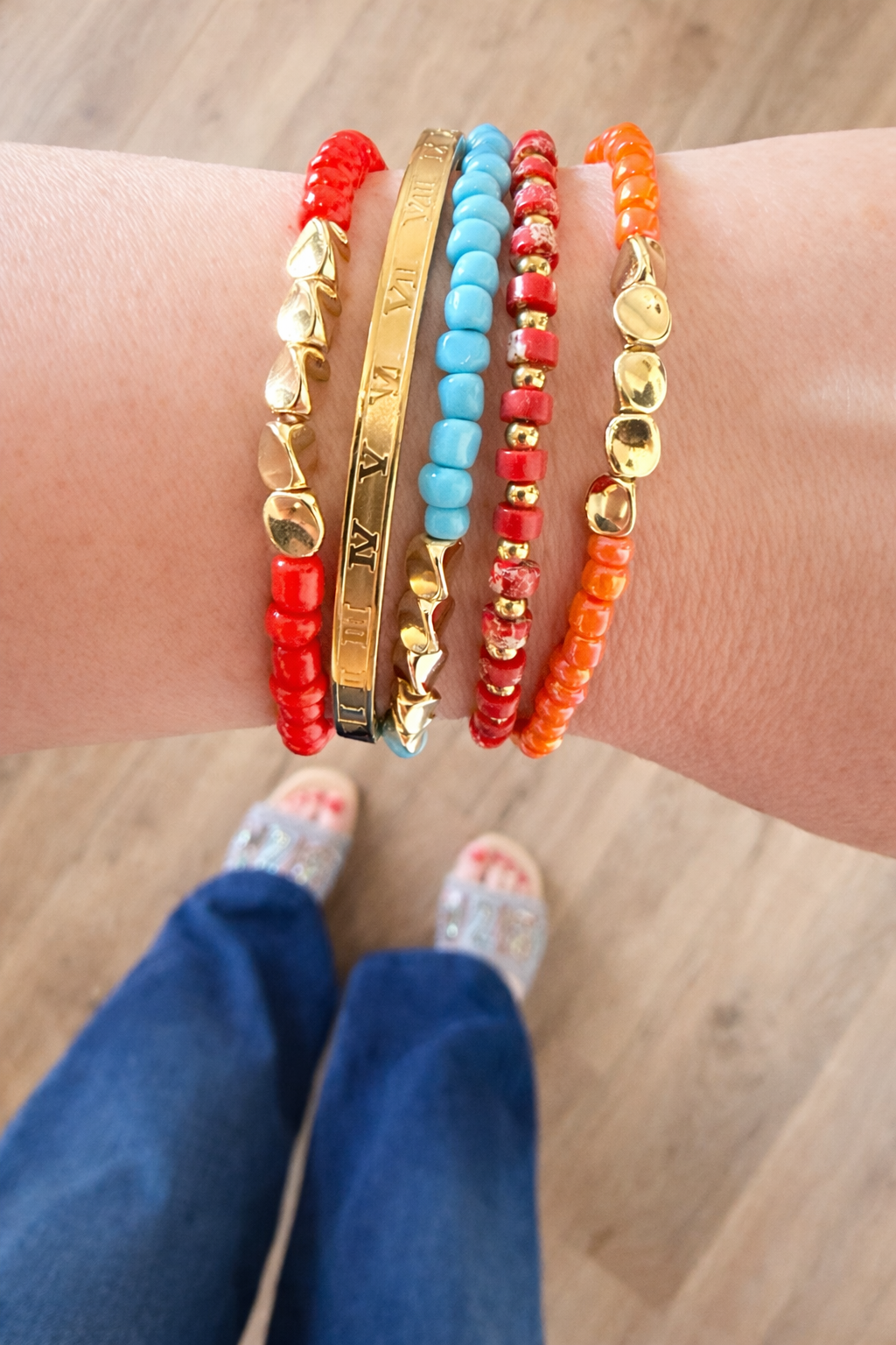 Summertime Beaded Bracelet