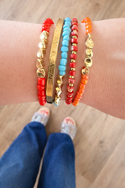 Summertime Beaded Bracelet