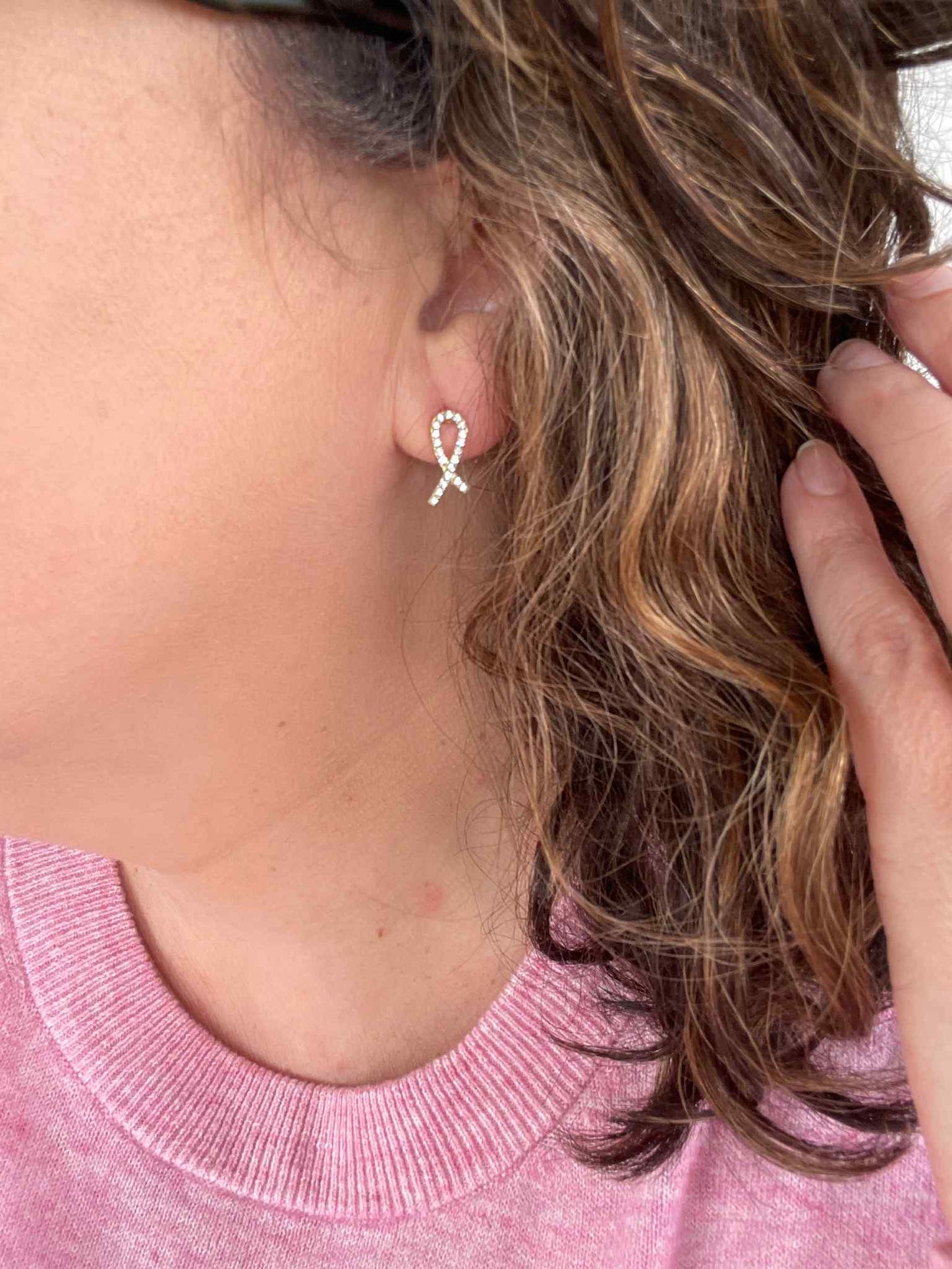 Ribbon Studs | Pink Shoppe