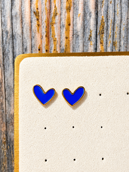 Alma Heart Studs