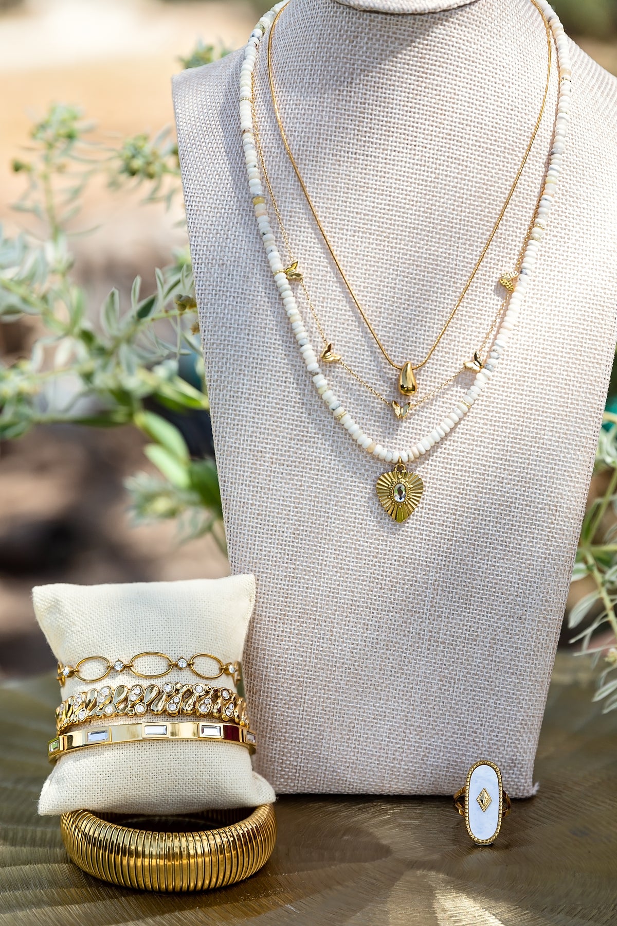 Blanca Beaded Necklace