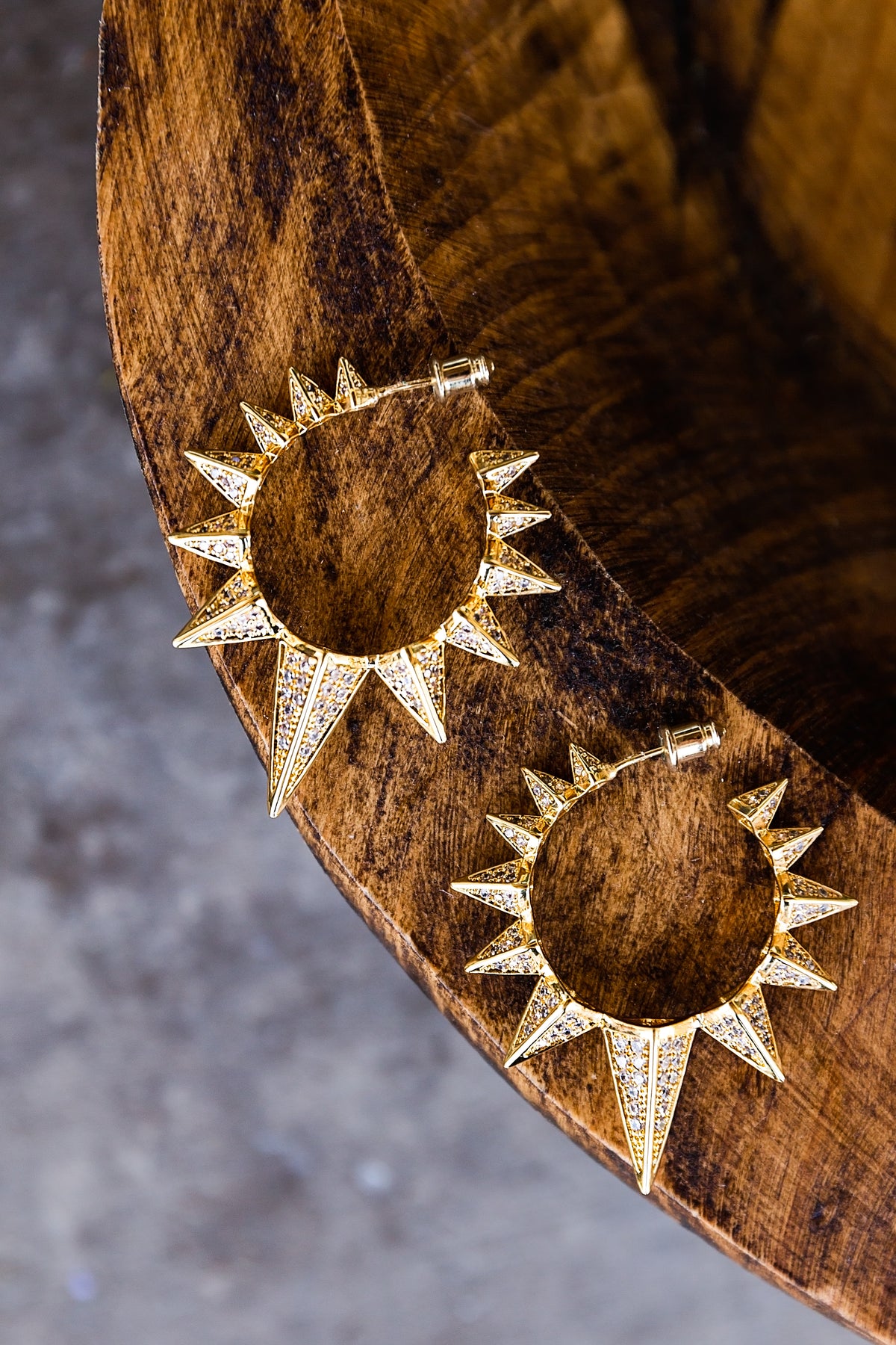 Jagger Pavé Hoop Earrings