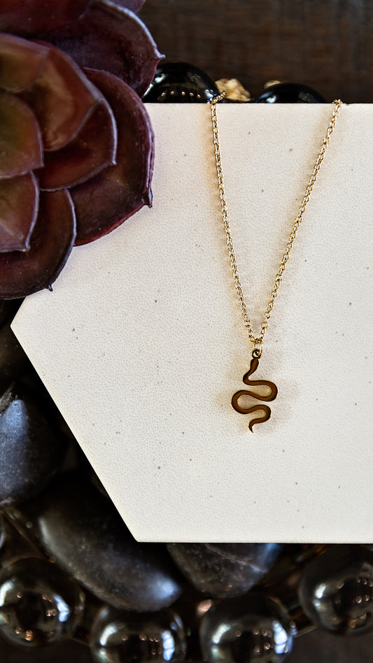 Dainty Snake Necklace
