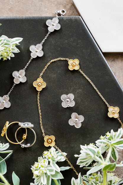 VEITA Jewelry Alchemy Collection Fall 2026 featuring clover jewelry in gold and silver