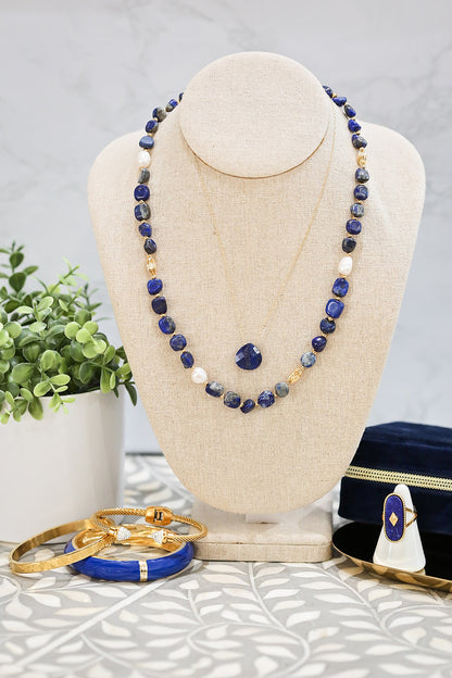 Faceted Gemstone Necklace (Pre-Order)