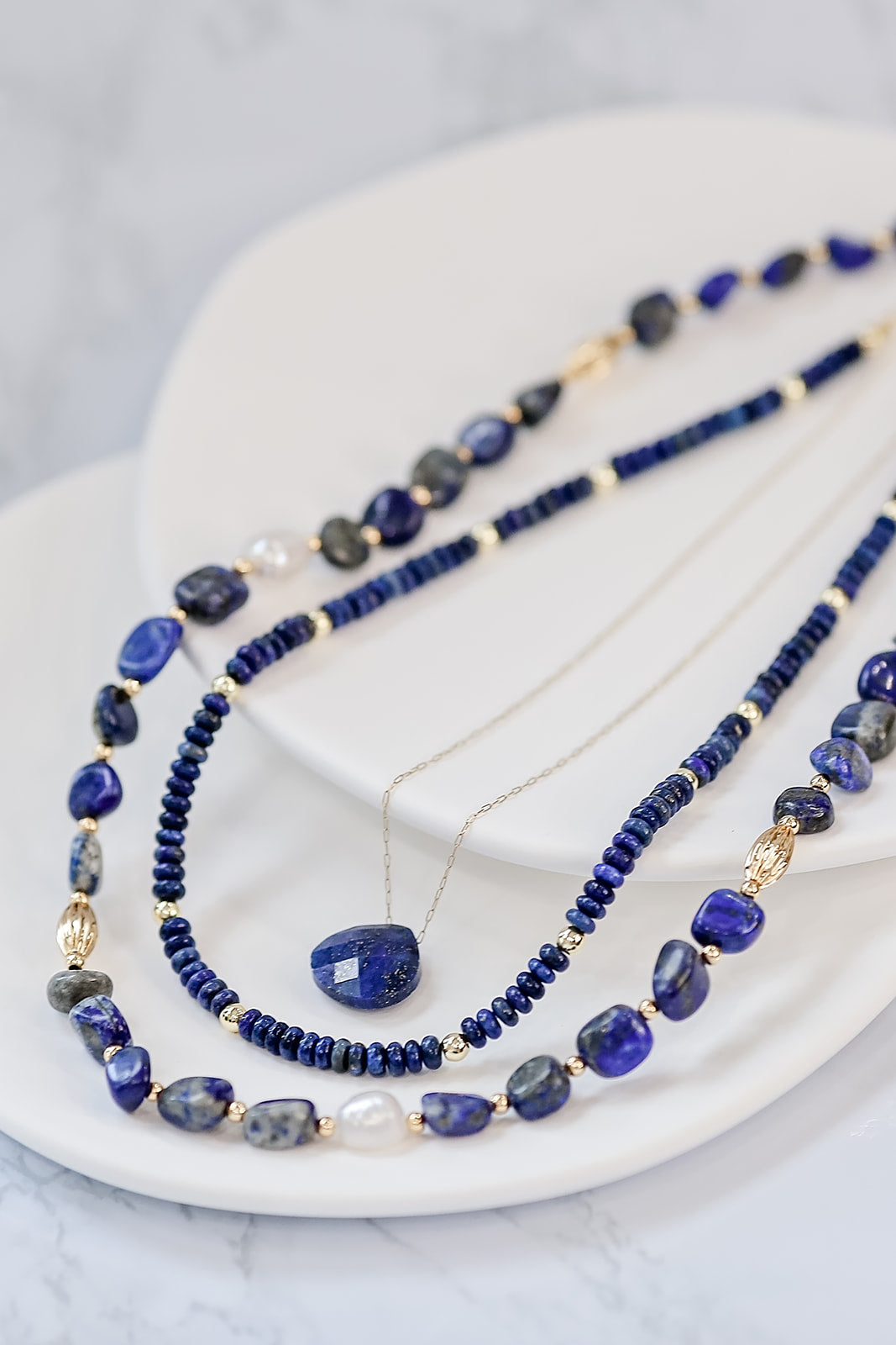 Faceted Gemstone Necklace (Pre-Order)