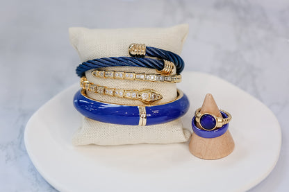 Isla Enamel Bangle (Pre-Order)