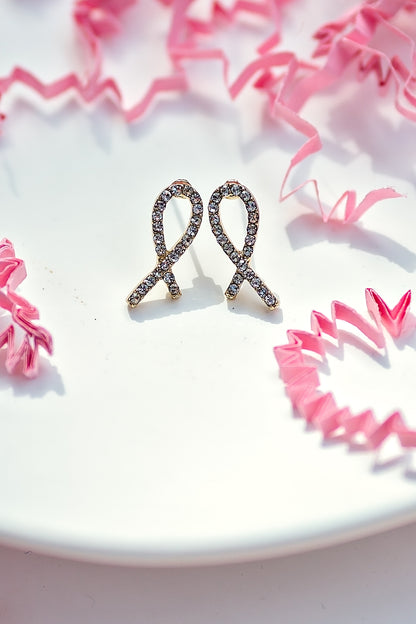 Ribbon Studs | Pink Shoppe