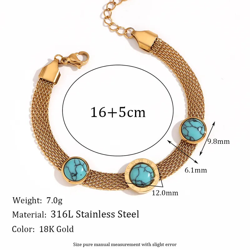 Caroline Turquoise Bracelet