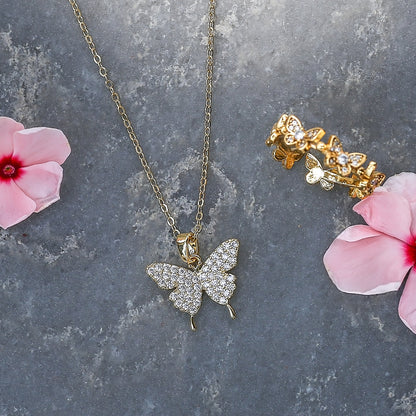 Britta Butterfly Necklace