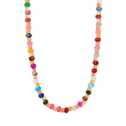 Tourmaline Beaded Necklace (Pre-Order)