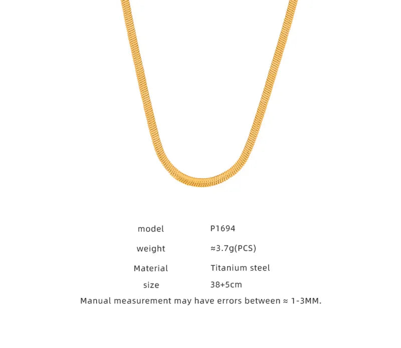 Snake Chain Necklace (Pre-Order)