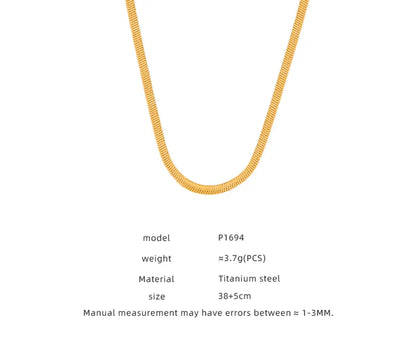 Snake Chain Necklace (Pre-Order)