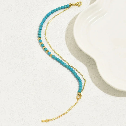 Turquoise Double Strand Bracelet (Pre-Order)