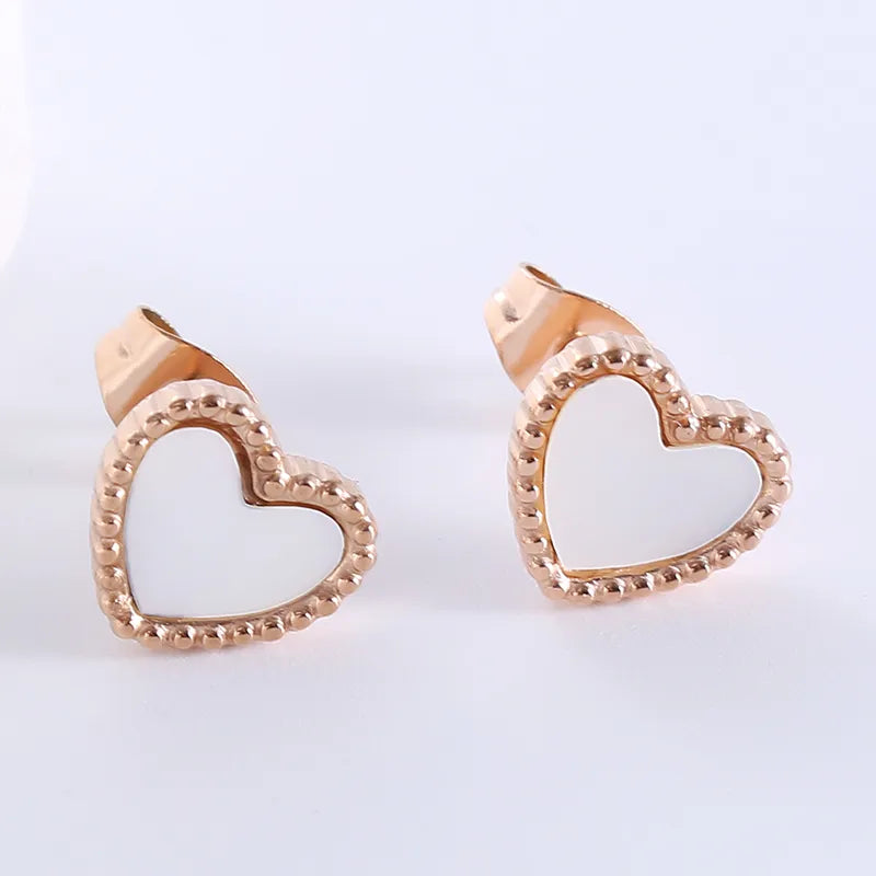 Casual Heart Studs (Pre-Order)