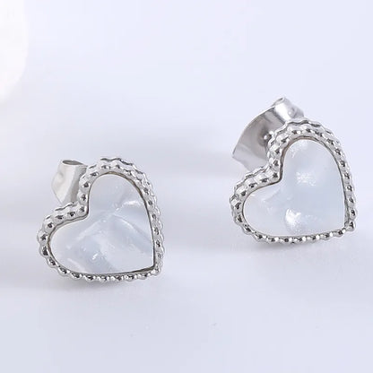 Casual Heart Studs (Pre-Order)