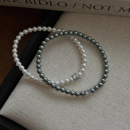 Casual Pearl Stretch Bracelet