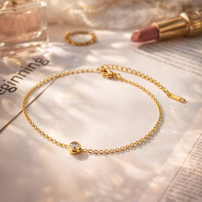 Amanda Dainty CZ Bracelet