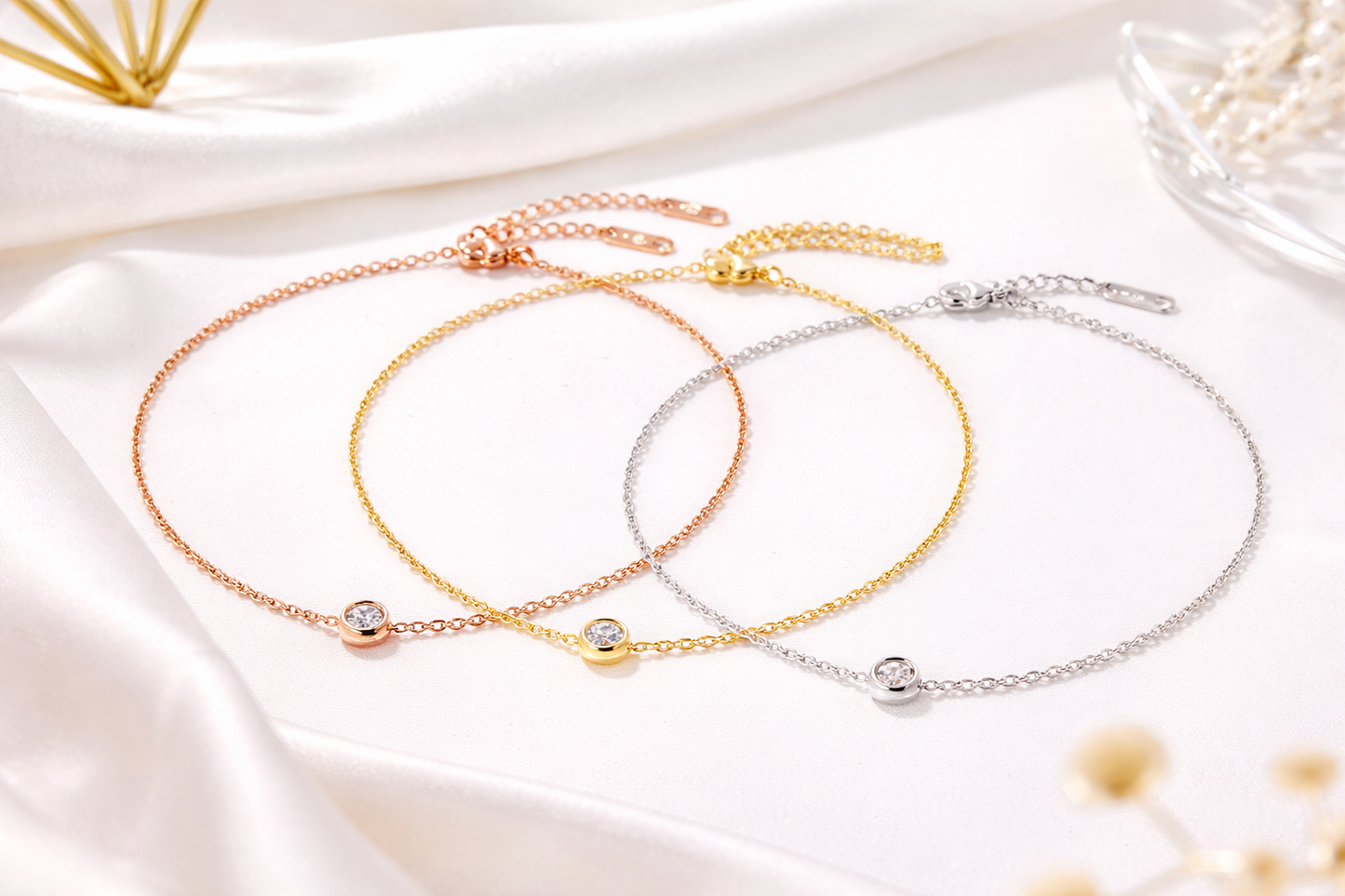 Amanda Dainty CZ Bracelet